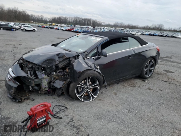 2016 Buick Cascada Premium with VIN W04WT3N55GG130231, listed as a Copart auction lot 51799235 with 34,925 mi miles and Salvage title. Bid and sale history available at DreamBid. Image 1.