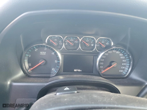 2018 Chevrolet Silverado 1500 LT with VIN 3GCUKRER2JG392029, listed as a Copart auction lot 41450465 with 92,716 mi miles and Salvage Title. Bid and sale history available at carsss.com. Image 9.