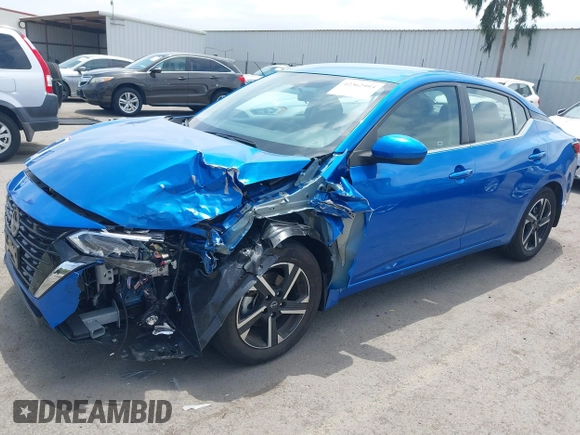 2024 Nissan Sentra SV with VIN 3N1AB8CV2RY387421, listed as a IAAI auction lot 42362993 with 9,068 mi miles and . Bid and sale history available at DreamBid. Image 18.