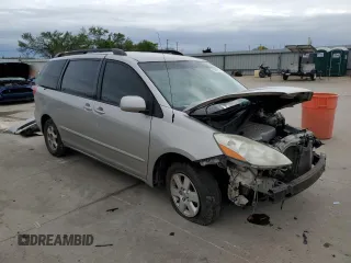 2009 Toyota Sienna XLE with VIN 5TDZK22C29S266893, listed as a Copart auction lot 50829555 with Not provided miles and Salvage title. Bid and sale history available at DreamBid. Image 4.