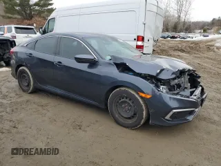2019 Honda Civic Sedan LX with VIN 2HGFC2F63KH574911, listed as a Copart auction lot 46676525 with 72,942 mi miles and Salvage Title. Bid and sale history available at carsss.com. Image 4.
