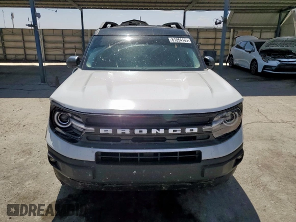 2024 Ford Bronco Sport Outer Banks with VIN 3FMCR9C67RRE78710, listed as a Copart auction lot 61054165 with 13,005 mi miles and Salvage title. Bid and sale history available at DreamBid. Image 5.