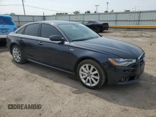 2013 Audi A6 Prestige with VIN WAUHGAFC0DN025962, listed as a Copart auction lot 60725825 with 134,736 mi miles and Clean title. Bid and sale history available at DreamBid. Image 4.