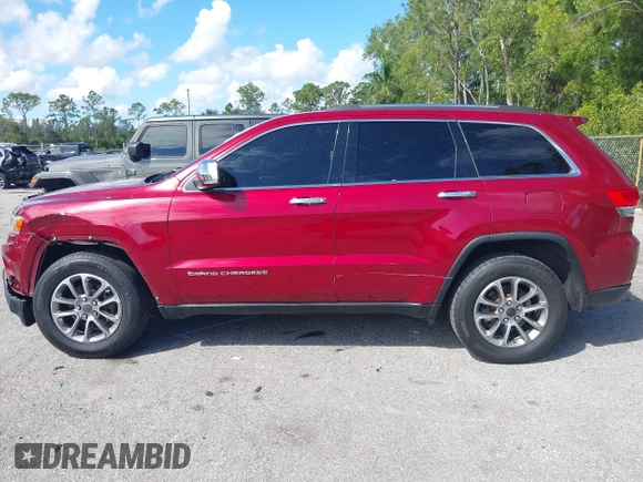 2014 Jeep Grand Cherokee Limited z VIN 1C4RJFBG4EC447633, wystawiony jako IAAI lot #41688829 z przebiegiem 109 472 mil mil oraz . Historia ofert i sprzedaży dostępna na DreamBid. Obrazek 14.
