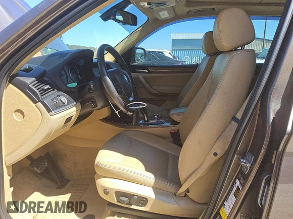 2011 BMW X3 35i with VIN 5UXWX7C50BL730691, listed as a Copart auction lot 48574165 with 140,194 mi miles and Clean Title. Bid and sale history available at DreamBid. Image 7.