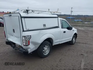2018 Ford F-150 XL with VIN 1FTMF1CB7JKE51807, listed as a IAAI auction lot 41982761 with 72,170 mi miles. Bid and sale history available at carsss.com. Image 4.