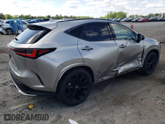 2022 Lexus NX with VIN JTJKGCEZ2N2000166, listed as a Copart auction lot 48942503 with 8,564 mi miles. Bid and sale history available at carsss.com. Image 3.
