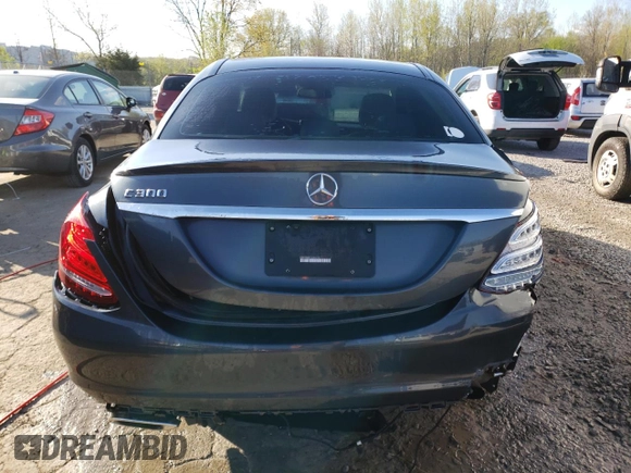 2015 Mercedes-Benz C 300 with VIN 55SWF4JB1FU089196, listed as a Copart auction lot 52414845 with 118,875 mi miles and Salvage Title. Bid and sale history available at DreamBid. Image 6.