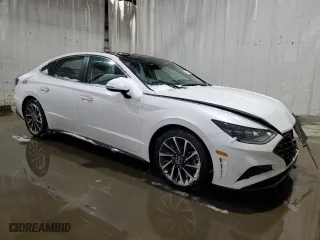 2022 Hyundai Sonata Limited with VIN KMHL34J23NA182544, listed as a Copart auction lot 42767605 with 22,958 mi miles and Salvage Title. Bid and sale history available at carsss.com. Image 4.
