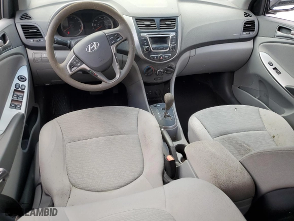 2016 Hyundai Accent SE with VIN KMHCT4AE7GU971078, listed as a Copart auction lot 50918275 with 56,145 mi miles and Clean Title. Bid and sale history available at carsss.com. Image 8.