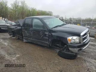 2006 Dodge 1500 ST with VIN 1D7HU18N26J126740, listed as a Copart auction lot 51747345 with 165,521 mi miles and Salvage Title. Bid and sale history available at carsss.com. Image 4.