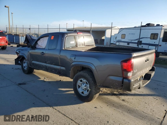 2022 Toyota Tacoma SR with VIN 3TYSX5EN8NT016817, listed as a Copart auction lot 87709505 with 52,825 mi miles and Salvage title. Bid and sale history available at DreamBid. Image 2.