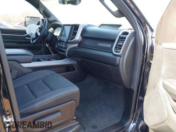 2022 Ram 1500 Big Horn with VIN 1C6SRFBT5NN202973, listed as a IAAI auction lot 41623935 with 45,045 mi miles and . Bid and sale history available at DreamBid. Image 5.