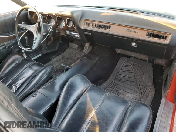 1972 Dodge Charger z VIN WH23G2G215452, wystawiony jako Copart lot #75480463 z przebiegiem 80 763 mil mil oraz Szkoda całkowita • Salvage title. Historia ofert i sprzedaży dostępna na DreamBid. Obrazek 8.