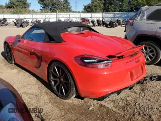 2016 Porsche Boxster Spyder z VIN WP0CC2A87GS152635, wystawiony jako Copart lot #69465204 z przebiegiem 30 807 mil mil oraz Szkoda całkowita • Salvage title. Historia ofert i sprzedaży dostępna na DreamBid. Obrazek 2.