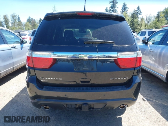 2012 Dodge Durango Citadel with VIN 1C4SDJET7CC286082, listed as a IAAI auction lot 42196420 with 186,459 mi miles. Bid and sale history available at carsss.com. Image 16.