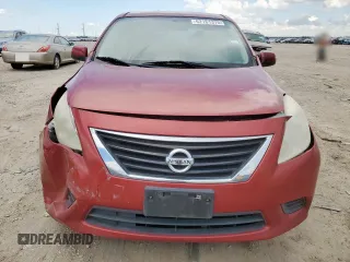 2013 Nissan Versa SV with VIN 3N1CN7AP4DL821696, listed as a Copart auction lot 62161375 with 165,579 mi miles and Salvage title. Bid and sale history available at DreamBid. Image 5.