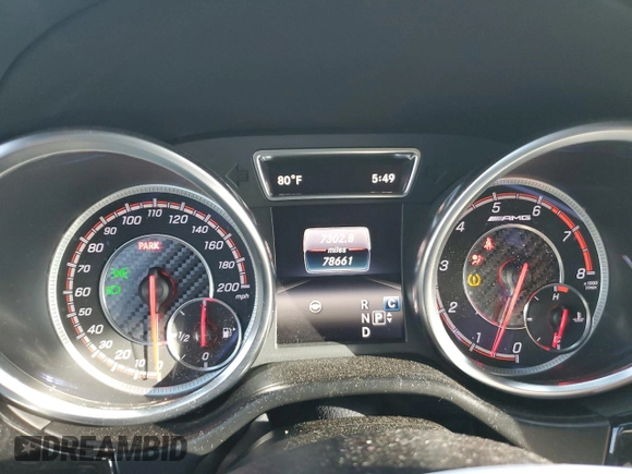 2017 Mercedes-Benz GLS 63 AMG z VIN 4JGDF7FE6HA851880, wystawiony jako Copart lot #54667095 z przebiegiem 78 661 mil mil oraz Szkoda całkowita • Salvage title. Historia ofert i sprzedaży dostępna na DreamBid. Obrazek 9.