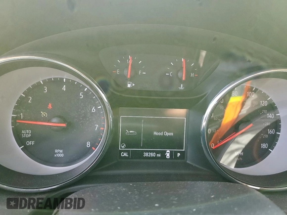 2018 Buick Regal Preferred с VIN W04GL6SX8J1125255, выставлен на аукционе Copart как лот 58389825 с пробегом 38 260 миль миль и Списание • Salvage title. История ставок и продаж доступна на DreamBid. Изображение 9.