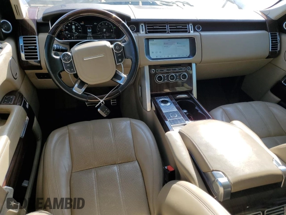 2017 Land Rover Range Rover z VIN SALGS2FEXHA320643, wystawiony jako Copart lot #51088165 z przebiegiem 73 908 mil mil oraz Czysty tytuł • Clean title. Historia ofert i sprzedaży dostępna na DreamBid. Obrazek 8.