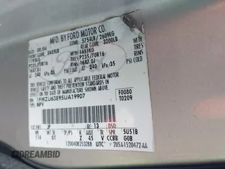 2005 Ford Explorer XLT с VIN 1FMZU63E95UA19907, выставлен на аукционе IAAI как лот 42456885 с пробегом 138 853 миль миль и . История ставок и продаж доступна на DreamBid. Изображение 9.