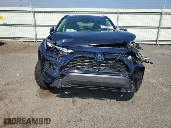 2023 Toyota RAV4 Hybrid XLE with VIN JTMRWRFV6PD196476, listed as a Copart auction lot 62737495 with 8,529 mi miles and Salvage title. Bid and sale history available at DreamBid. Image 5.