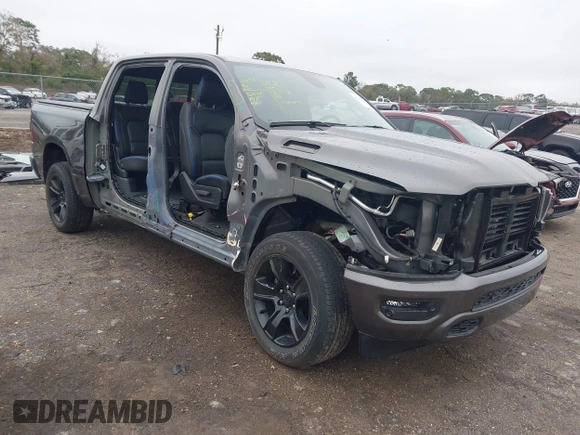 2023 Ram 1500 Big Horn z VIN 1C6SRFFT5PN654063, wystawiony jako IAAI lot #41655131 z przebiegiem 24 012 mil mil oraz . Historia ofert i sprzedaży dostępna na DreamBid. Obrazek 1.