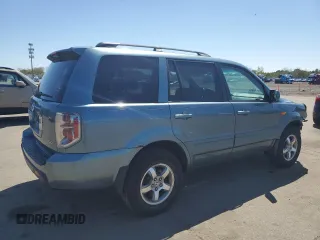 2006 Honda Pilot EX-L with VIN 2HKYF18766H561162, listed as a Copart auction lot 79991654 with 126,277 mi miles and Non Repairable. Bid and sale history available at DreamBid. Image 3.