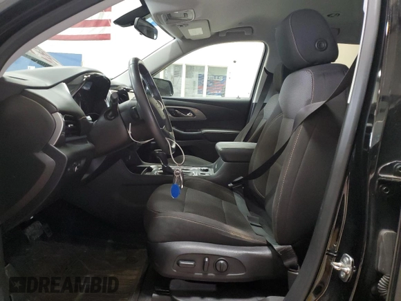 2019 Chevrolet Traverse LT Cloth z VIN 1GNEVGKW0KJ283022, wystawiony jako Copart lot #58908455 z przebiegiem 55 155 mil mil oraz Szkoda całkowita • Salvage title. Historia ofert i sprzedaży dostępna na DreamBid. Obrazek 7.