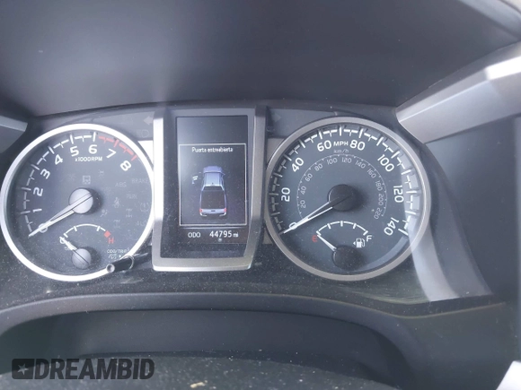 2020 Toyota Tacoma SR5 with VIN 3TMAZ5CN8LM118099, listed as a IAAI auction lot 42462393 with 44,795 mi miles and . Bid and sale history available at DreamBid. Image 7.