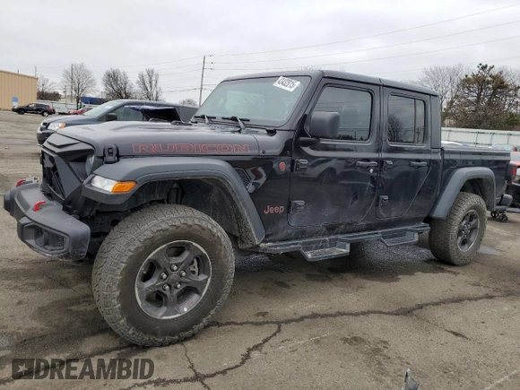 2023 Jeep Gladiator Rubicon with VIN 1C6JJTBG6PL500516, listed as a Copart auction lot 43432015 with 107,096 mi miles and Salvage title. Bid and sale history available at DreamBid. Image 1.