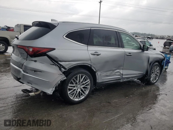 2022 Acura MDX Advance z VIN 5J8YE1H86NL043513, wystawiony jako Copart lot #57672405 z przebiegiem 52 931 mil mil oraz Szkoda całkowita • Salvage title. Historia ofert i sprzedaży dostępna na DreamBid. Obrazek 3.