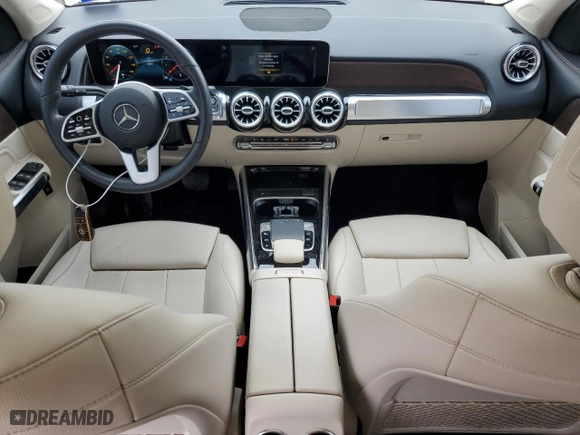 2020 Mercedes-Benz GLB with VIN W1N4M4GB6LW027816, listed as a Copart auction lot 44717965 with 48,308 mi miles and Salvage Title. Bid and sale history available at carsss.com. Image 8.