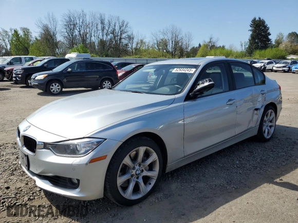 2014 BMW 3 Series 335i xDrive with VIN WBA3B9C56EP458673, listed as a Copart auction lot 52934245 with 37,852 mi miles and Salvage title. Bid and sale history available at DreamBid. Image 1.