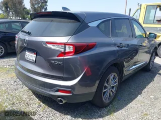 2021 Acura RDX w/Technology Package with VIN 5J8TC1H59ML005505, listed as a IAAI auction lot 41571125 with 46,451 mi miles. Bid and sale history available at carsss.com. Image 4.