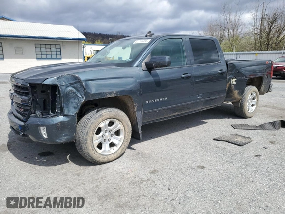 2018 Chevrolet Silverado 1500 LT with VIN 1GCUKREC4JF150646, listed as a Copart auction lot 52700405 with Not Provided miles and Salvage Title. Bid and sale history available at DreamBid. Image 1.