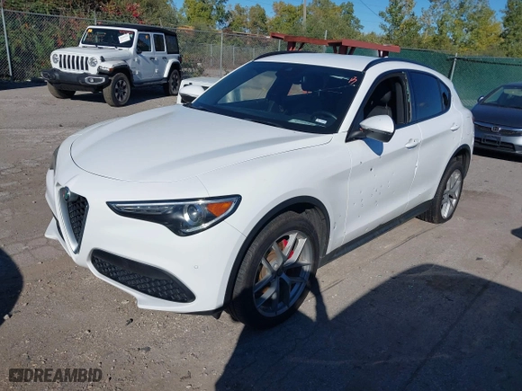 2018 Alfa Romeo Stelvio Ti Sport with VIN ZASFAKNN8J7B84353, listed as a IAAI auction lot 40483977 with 86,077 mi miles. Bid and sale history available at carsss.com. Image 17.