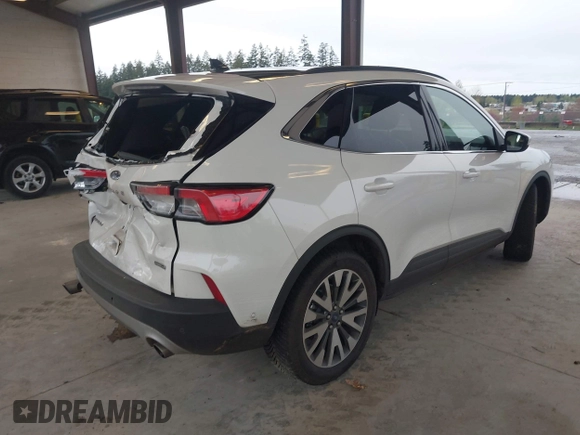 2020 Ford Escape Titanium Hybrid z VIN 1FMCU9DZ8LUA58350, wystawiony jako IAAI lot #41975564 z przebiegiem 38 387 mil mil oraz . Historia ofert i sprzedaży dostępna na DreamBid. Obrazek 4.