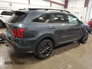 2021 Kia Sorento SX Prestige X-Line with VIN 5XYRKDLF0MG032651, listed as a Copart auction lot 85738784 with 67,914 mi miles and Salvage Title. Bid and sale history available at carsss.com. Image 3.