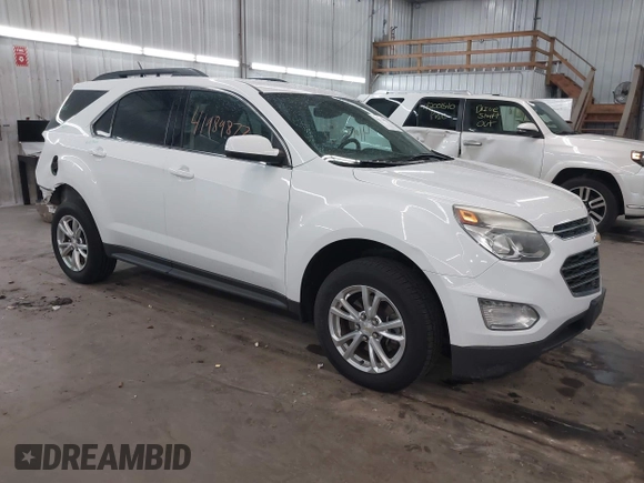 2017 Chevrolet Equinox LT with VIN 2GNALCEK4H1543608, listed as a IAAI auction lot 41989877 with 105,008 mi miles. Bid and sale history available at carsss.com. Image 1.