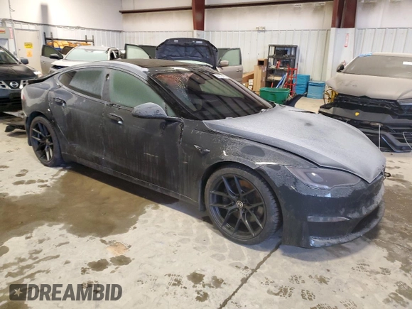 2021 Tesla Model S Long Range z VIN 5YJSA1E59MF434070, wystawiony jako Copart lot #44075475 z przebiegiem 67 767 mil mil oraz Szkoda całkowita • Salvage title. Historia ofert i sprzedaży dostępna na DreamBid. Obrazek 4.