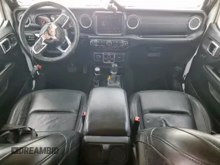 2018 Jeep Wrangler Unlimited Sahara with VIN 1C4HJXEG5JW294430, listed as a Copart auction lot 63057595 with 86,609 mi miles and Salvage title. Bid and sale history available at DreamBid. Image 8.