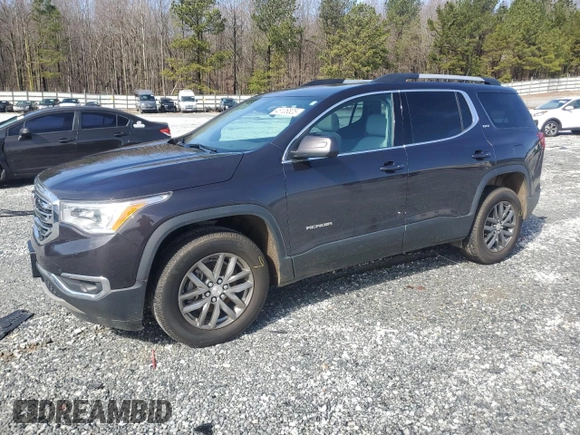 2017 GMC Acadia SLT with VIN 1GKKNMLS1HZ269375, listed as a Copart auction lot 45106525 with 123,509 mi miles and Salvage Title. Bid and sale history available at carsss.com. Image 1.