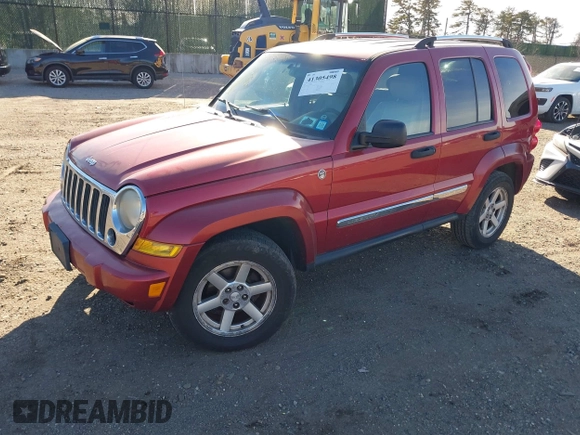 2007 Jeep Liberty Limited with VIN 1J4GL58K67W523792, listed as a IAAI auction lot 41305498 with 143,115 mi miles. Bid and sale history available at carsss.com. Image 2.