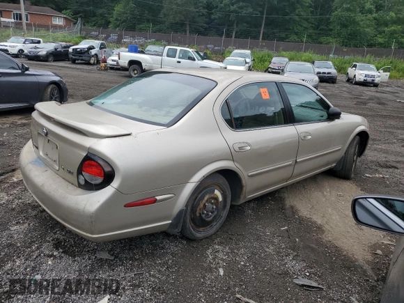 2001 Nissan Maxima GXE with VIN JN1CA31D61T615507, listed as a Copart auction lot 60787575 with Not provided miles and Salvage title. Bid and sale history available at DreamBid. Image 4.