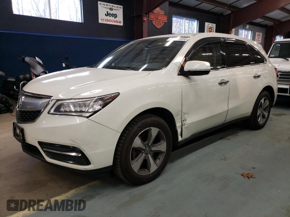 2016 Acura MDX with VIN 5FRYD4H21GB035211, listed as a Copart auction lot 79835604 with 135,233 mi miles and Salvage Title. Bid and sale history available at carsss.com. Image 1.