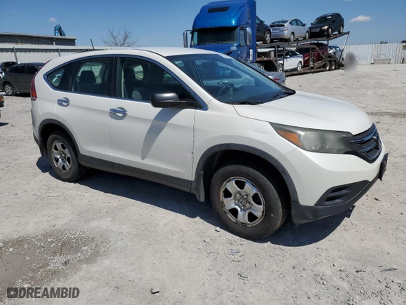 2013 Honda CR-V LX with VIN 5J6RM4H30DL045620, listed as a Copart auction lot 53567075 with 151,927 mi miles and Clean Title. Bid and sale history available at carsss.com. Image 4.