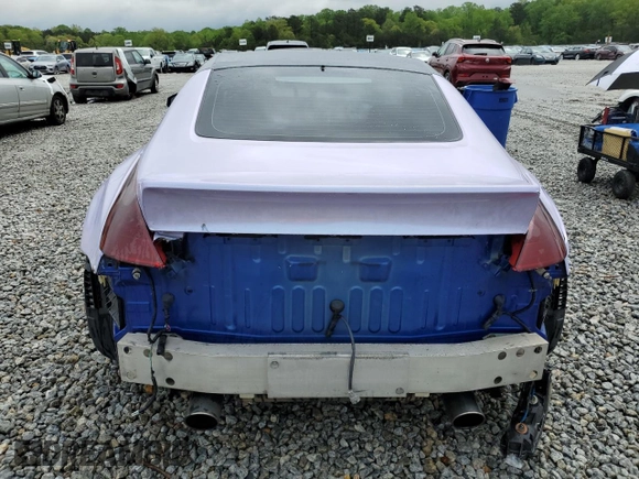 2003 Nissan 350Z Touring with VIN JN1AZ34EX3T015693, listed as a Copart auction lot 51972265 with 0 mi miles and Salvage Title. Bid and sale history available at carsss.com. Image 6.