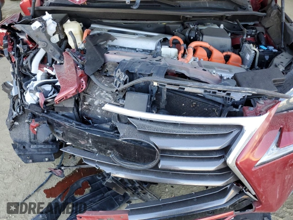 2017 Lexus NX 300h with VIN JTJBJRBZ8H2064791, listed as a Copart auction lot 41873895 with 66,835 mi miles and Salvage Title. Bid and sale history available at DreamBid. Image 12.
