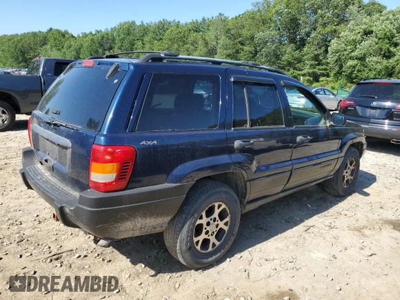 2000 Jeep Grand Cherokee Laredo with VIN 1J4GW48S2YC398116, listed as a Copart auction lot 61828385 with 251,791 mi miles and Clean title. Bid and sale history available at DreamBid. Image 3.
